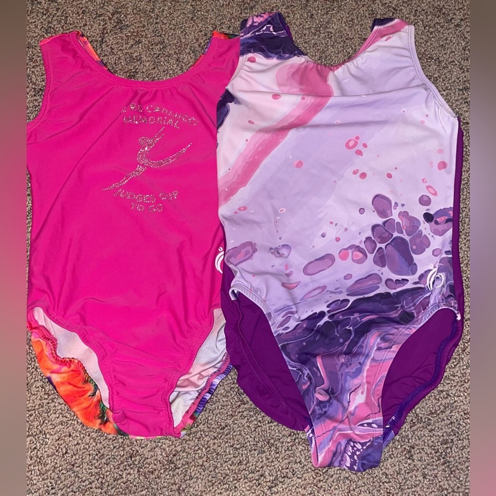 Two AS gymnastics leotards never worn (no tags)